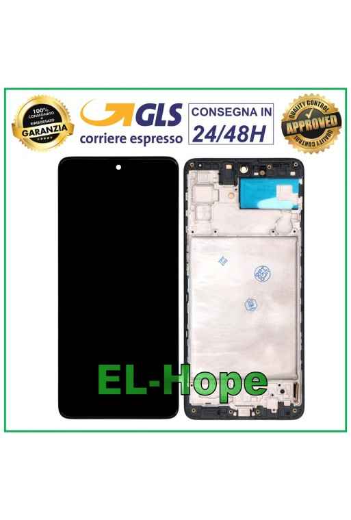 OLED LCD DISPLAY RAHMEN FÜR SAMSUNG GALAXY M51 2020 SM-M515 F TOUCHSCREEN GLAS