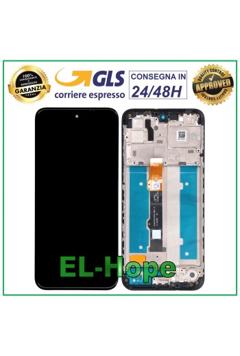 TFT LCD DISPLAY + RAHMEN FÜR MOTOROLA MOTO G31 XT2173 TOUCHSCREEN SCHWARZES GLAS