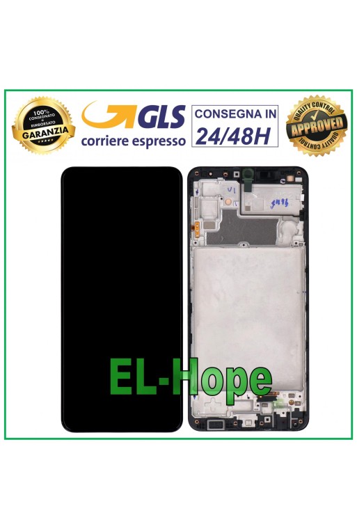 TFT-LCD-DISPLAY + RAHMEN FÜR SAMSUNG GALAXY M32 2021 SM-M325 M325F TOUCHSCREEN