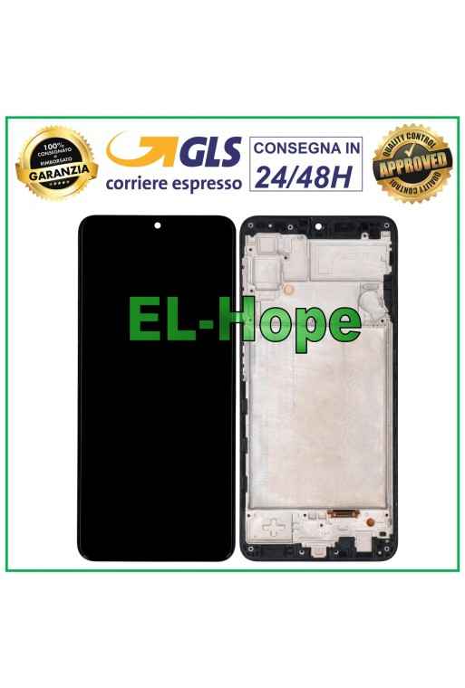 LCD-DISPLAY + RAHMEN FÜR SAMSUNG GALAXY A22 4G SM-A225 F/FN TOUCHSCREEN SCHWARZ