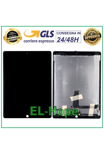 LCD-DISPLAY TOUCHSCREEN FÜR APPLE IPAD PRO 12,9  A1584 A1652 SCHWARZER GLASBILDSCHIRM
