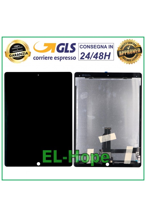 LCD-DISPLAY TOUCHSCREEN FÜR APPLE IPAD PRO 12,9 A1584 A1652 SCHWARZER GLASBILDSCHIRM LCD-DISPLAY TOUCHSCREEN FÜR APPLE IPAD PRO 12,9 A1584 A1652 SCHWARZER GLASBILDSCHIRM