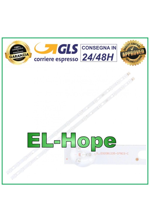 KIT 2 LED-TV-STREIFEN PANASONIC TX32E303E JL.D320B1235-078CS-C