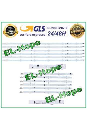 KIT 12 LED-STREIFEN FÜR SAMSUNG TV D4GE-480DCA-R3/DCB UE48H6480 UA48J6200