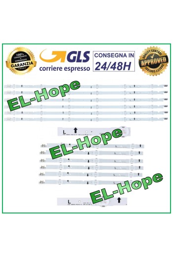 KIT 12 LED-STREIFEN FÜR SAMSUNG TV D4GE-480DCA-R3/DCB LH48DBDPLGC HG48ED690DB
