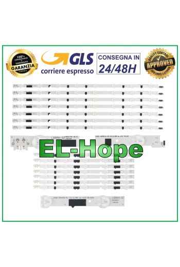 KIT 14 LED-STREIFEN FÜR 40  SAMSUNG TV D2GE-400SCA-R3 / D2GE-400SCB-R3 UE40F