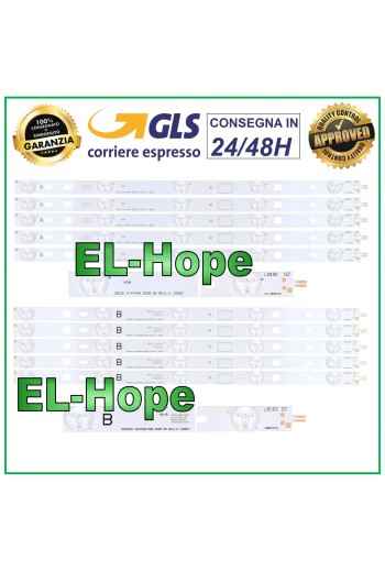 KIT 10 LED-STREIFEN FÜR 40  SONY TV LB181(A) 2013SNY40A - LB182(B) 2013SNY40B