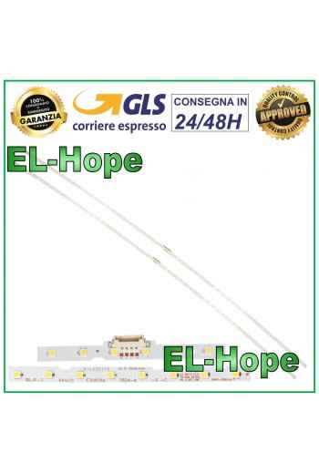 KIT MIT 2 LEISTEN 54 LEDS FÜR 65  SAMSUNG TV E-LED1110 LM41-00614A F5 CDM S27(2)R1.3