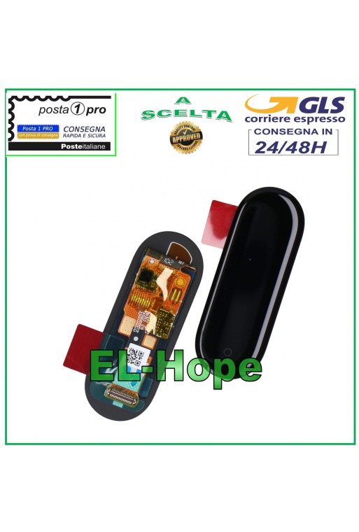 LCD-DISPLAY FÜR XIAOMI MI SMART BAND 5 TOUCHSCREEN GLASMONITORBILDSCHIRM SCHWARZ