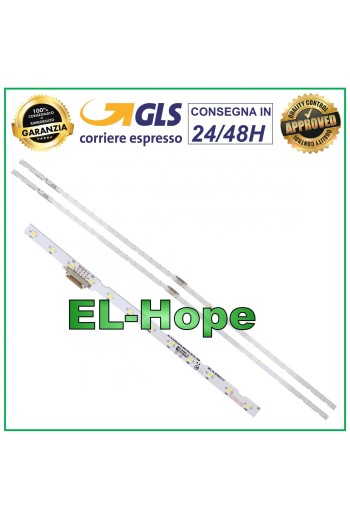 KIT 2 BARS 38 LEDs für TV 49 SAMSUNG LM41-00630A / LM41-0557A / NU7100-STS490A81