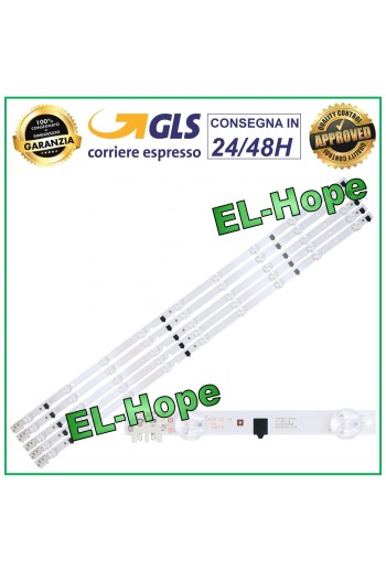 KIT 5 9 LED-STREIFEN FÜR TV 32 SAMSUNG UE32EH4000 / UE32F4000 / UE32F4500