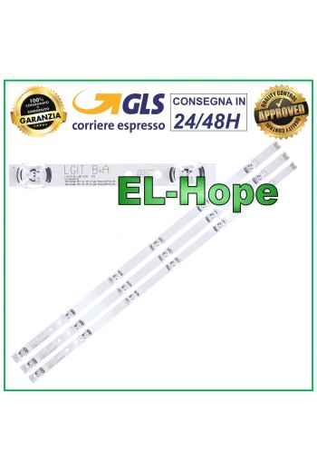 KIT 3 STREIFENLEISTEN 6 LED-TV LG 32 LGIT B+A 32LY760H 32LY761H 32LB550UZAB 32LB570