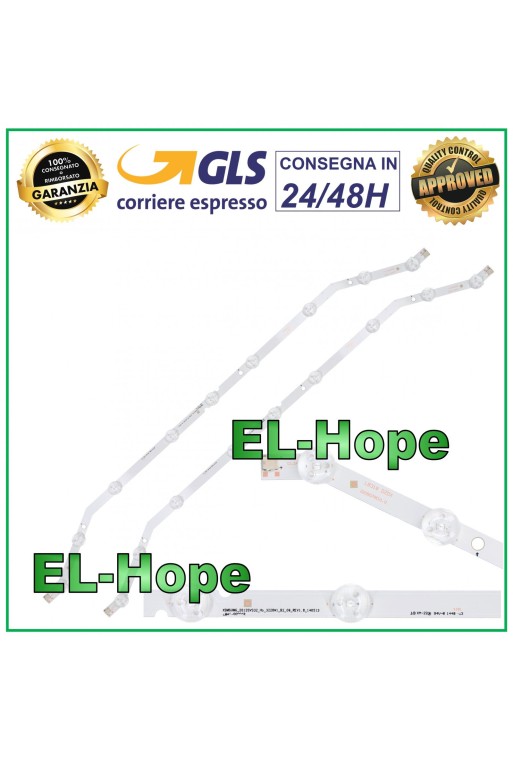 KIT 2 BARS 9 LEDs FÜR TV 32 SAMSUNG UA32EH4003 UN32FH4 LH32EDCPLBC HG32AB460GW