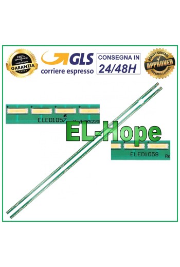 KIT MIT 2 LEISTEN 60 LED FÜR TV 55 LG AGF79080001 / V15.5-ART3-UD-REV1.1-60-L-TYPE