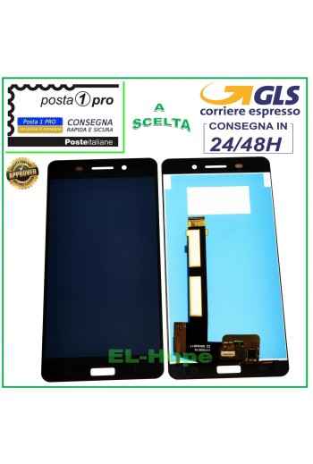 LCD-DISPLAY FÜR NOKIA 6 N6 TA-1021 1033 TA 1021 TA 1033 TOUCHSCREEN SCHWARZES GLAS