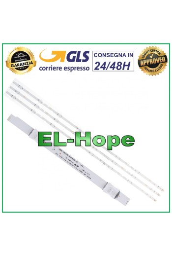 KIT 3 LED-STREIFEN FÜR TV 40 SAMSUNG HG40AE HG40EE HG40ND HG40NE HG40NF