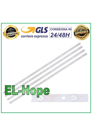 KIT 4 11 LED-STREIFEN FÜR JVC TV LED40D11-ZC14-03(B) 30340011206 LT40E71A 3V