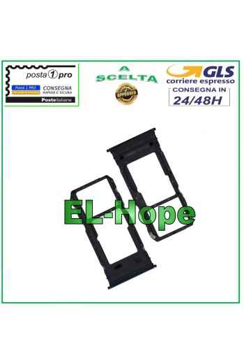 Slot Cart Fach Nano-SIM-Karte + Micro SD für VIVO Y74S V2009A Schwarzes Gehäuse