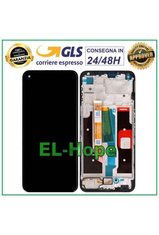 LCD-DISPLAYRAHMEN FÜR OPPO REALME NARZO 50 4G RMX3286 TOUCHSCREEN-GLASBILDSCHIRM