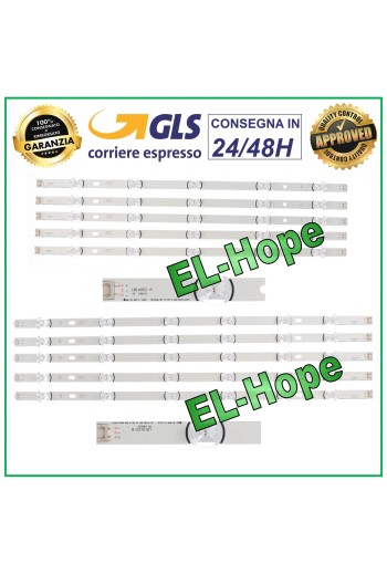 KIT 10 LED-STREIFEN FÜR LG 55 LB160DZ-A LB161DZ-B 55LX320 55LX330 TV