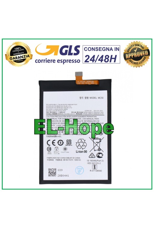 MC50 AKKU FÜR MOTOROLA MOTO G9 POWER XT2091 6000 mAh AKKU GLEICH ORIGINAL