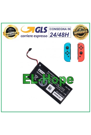 HAC-006 AKKU FÜR RECHTS-LINKS JOYCON CONTROLLER NINTENDO SWITCH 525 mAh