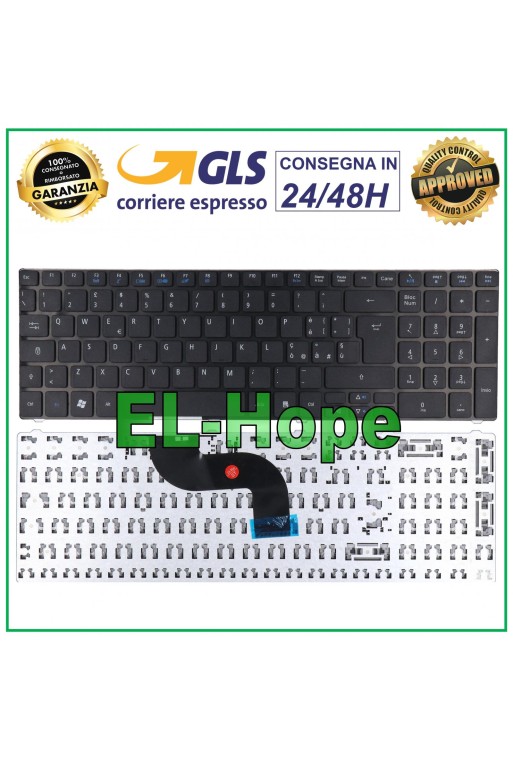 ITALIENISCHE TASTATUR eMACHINES NOTEBOOK E-SERIE E642 E642G E644 E644G E529 E729