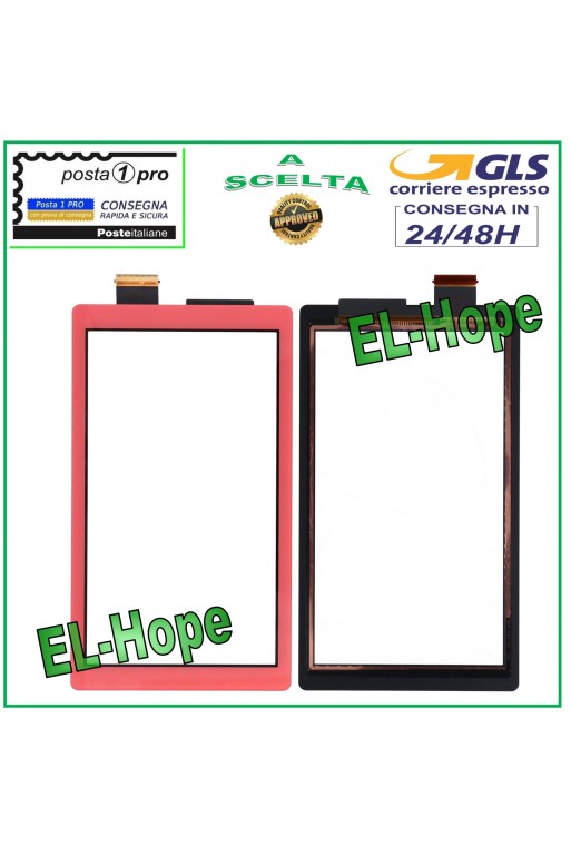 TOUCHSCREEN-GLAS FÜR NINTENDO SWITCH LITE GAME PAD DIGITIZER GLAS ROSA