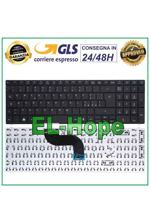ITALIENISCHE TASTATUR FÜR ACER ASPIRE 5349 5410 5534 5536 5538 5542 SCHWARZES NOTEBOOK