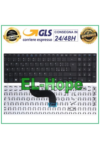 ITALIENISCHE TASTATUR FÜR ACER ASPIRE 7745 7750 8935 8940 8942 PEW7 SCHWARZES NOTEBOOK