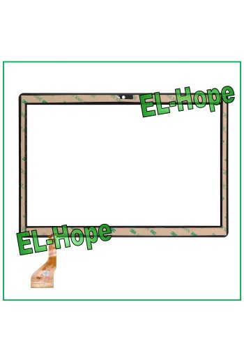 TOUCHSCREEN-GLAS YESTEL X7 FLAT FLEX CODE HZYCTP-102044 10,1 SCHWARZ DOPPELSEITIG KLEBEND