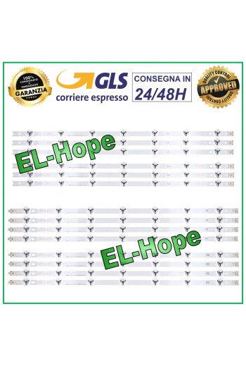 KIT 12 LED-LEISTEN FÜR TV 55 LG 55LB677 55LB679 55LB680 55LB700 55LB720 55LB750