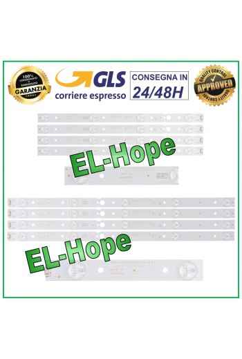 KIT 8 LED-LEISTEN FÜR TV LG 43 SW43D09R / SW43D09L ZC22AG-02 43D3503V3W L331 L427