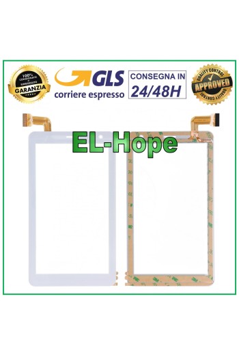 TOUCHSCREEN-GLAS FÜR CLEMENTONI MY FIRST CLEMPAD 7 3G V48671 16616 WEISS