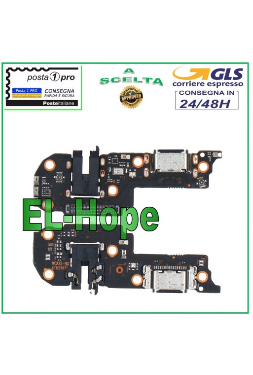 LADEANSCHLUSS FÜR OPPO A72 2020 CPH2067 + MIKROFON-LADEDOCK TYP C