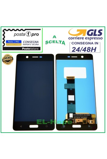 LCD-DISPLAY FÜR NOKIA 5 N5 TA-1024 1027 1053 1044 1054 TOUCHSCREEN SCHWARZES GLAS