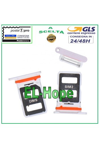 SLOT CART GEHÄUSEFACH NANO SIM KARTE 1 / SIM 2 FÜR XIAOMI MI 12 LITE ROSA