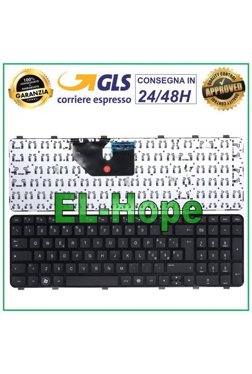 ITALIENISCHE TASTATUR FÜR HP PAVILION DV6-6C73EL DV6-3156SL DV6-6C75EA SCHWARZES NOTEBOOK
