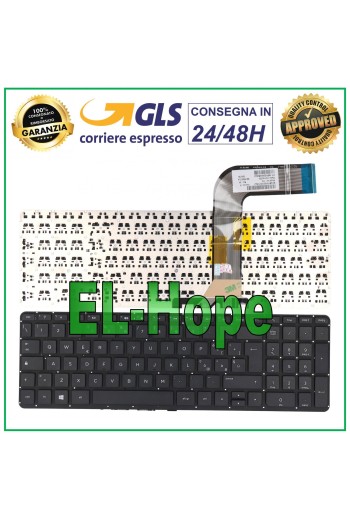 TASTATUR ITA NOTEBOOK HP PAVILION SERIE 15-P 15-K 17-F 15T-K 17-K 17T-F SCHWARZ