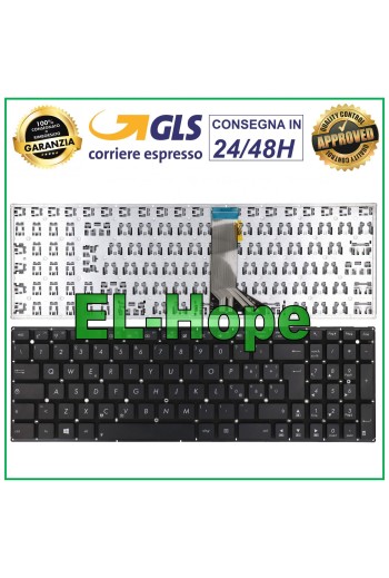 ITALIENISCHE TASTATUR FÜR ASUS X551 X551C X551CA X551M X551MA X551MAV NOTEBOOK SCHWARZ