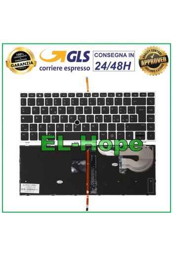 ITALIENISCHE TASTATUR FÜR HP ELITEBOOK G5 G6 840 846 745 ZBOOK 14U SCHWARZES NOTEBOOK