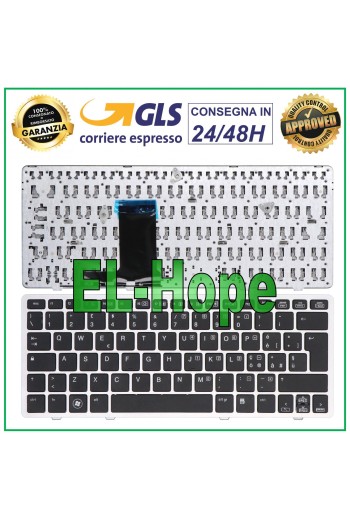 ITALIENISCHE TASTATUR FÜR HP ELITEBOOK 2570p 2560p ELITEBOOK RAHMEN SCHWARZ 