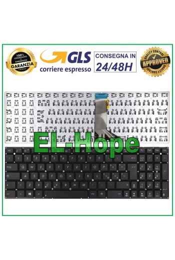ASUS X554 X554L X554LA F553 D550CA FLACHE KURZE SCHWARZE ITALIENISCHE NOTEBOOK-TASTATUR