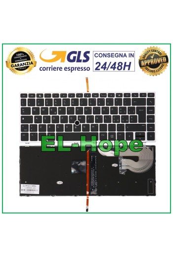 ITALIENISCHE TASTATUR NOTEBOOK HP EliteBook 846 G5 G6 / ZBook 14u G5-G6 / L14377-061