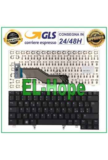ITALIENISCHE TASTATUR FÜR DELL LATITUDE E6420 ATG E6430 SXT3 E5420 SCHWARZES NOTEBOOK