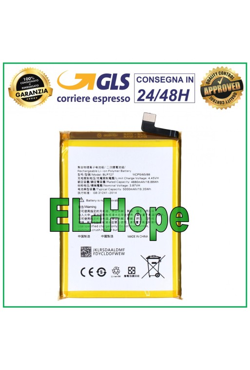 AKKU BLP727 1ICP5/65/88 FÜR OPPO A5 A9 2020 5000 mAh ORIGINAL GLEICH AKKU