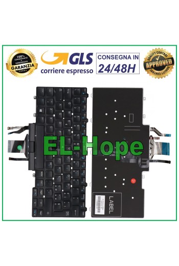 ITALIENISCHE TASTATUR DELL LATITUDE 3340 3350 E5450 E5470 E7250 E7450 E7470 DE277-IT