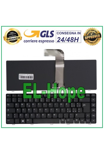 ITALIENISCHE TASTATUR NOTEBOOK DELL LATITUDE 3300 / VOSTRO 1440 1450 1540 1550 SCHWARZ