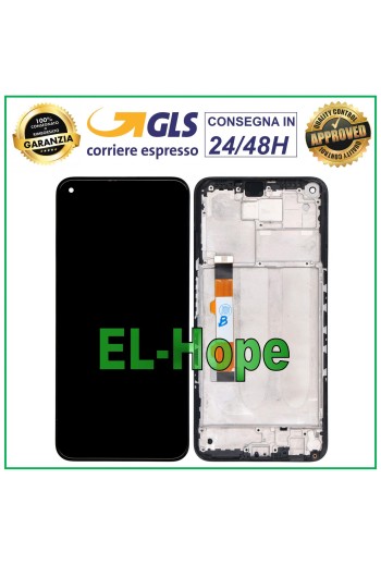 LCD-DISPLAY + RAHMEN FÜR XIAOMI REDMI NOTE 9T /Note 9 5G M2007J22 TOUCHSCREEN