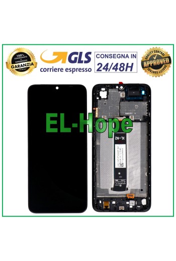 LCD-DISPLAY + RAHMEN FÜR XIAOMI REDMI A1 / A1+ (4G) 2022 220733SFG TOUCHSCREEN
